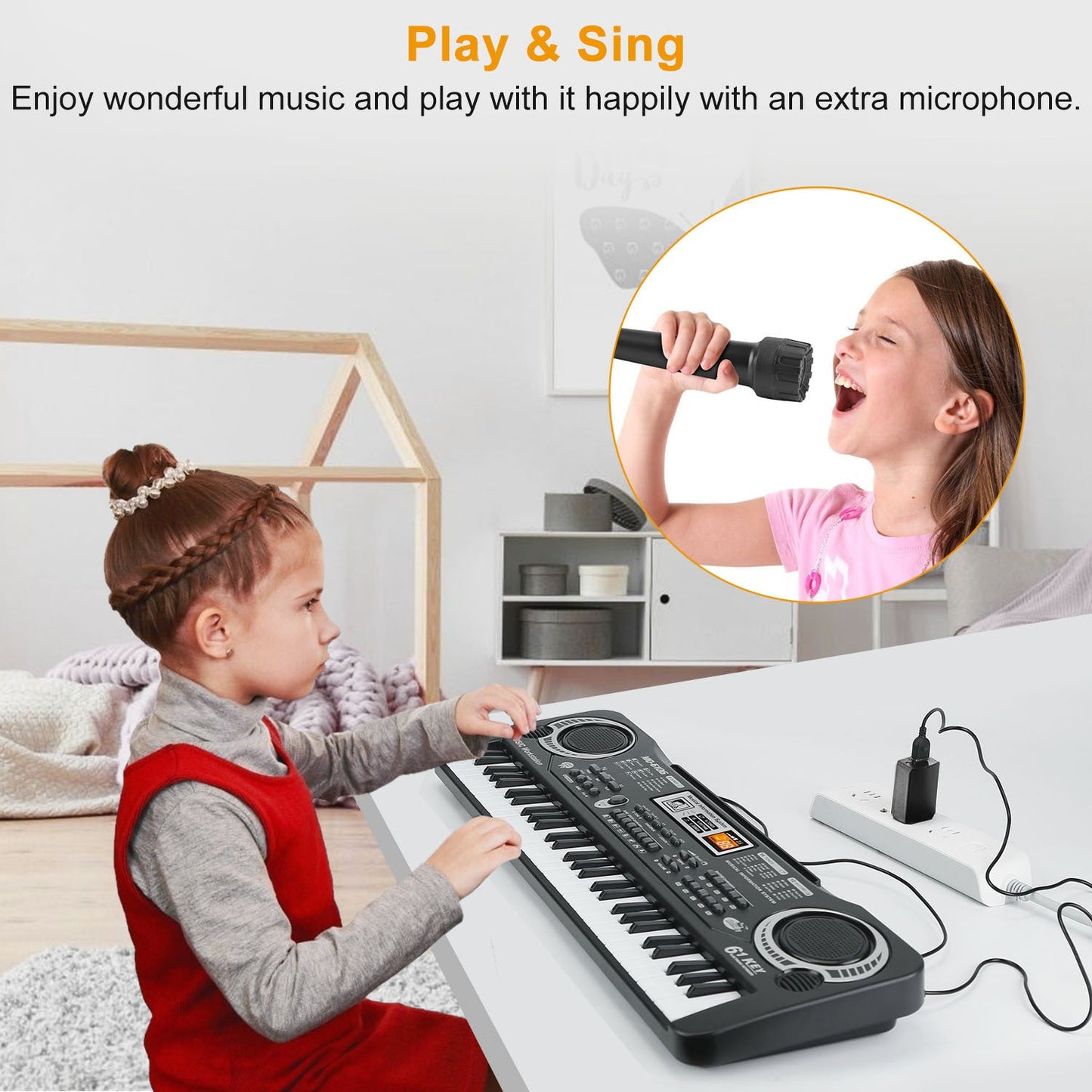 Digital Music Electronic Keyboard Electric Piano Musical Instrument
